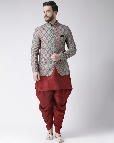 Dhoti kurta best sale with blazer