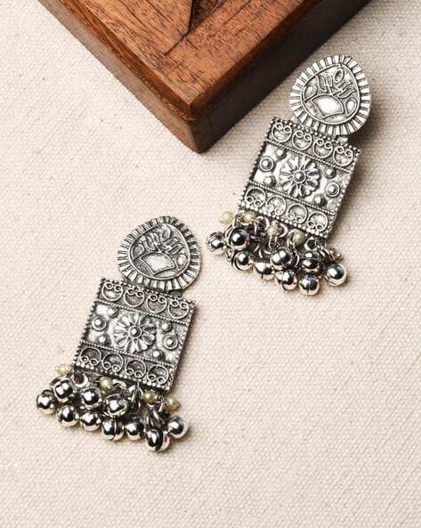 Cheap oxidised earrings on sale online