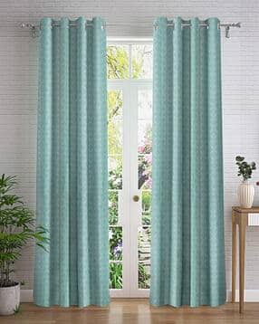 Set of 2 Printed Long Door Curtains-image-40