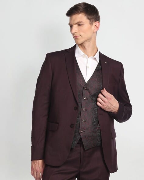 ARROW Hudson Single-Breasted 3-Piece Suit Set