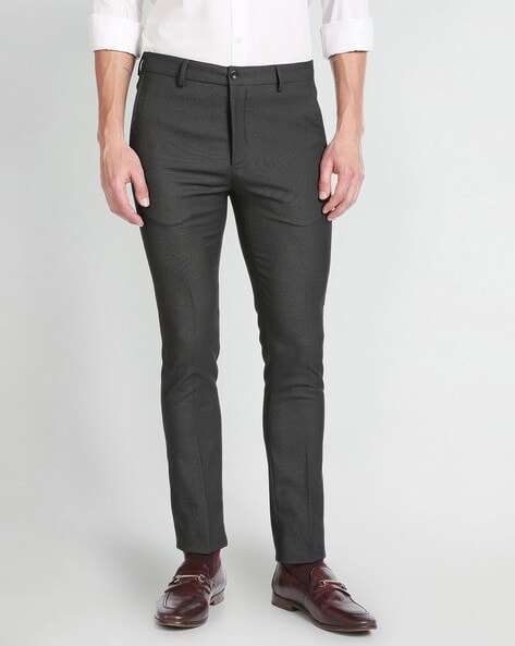 Buy Black Slim Stretch Smart Trousers from Next USA