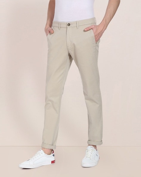 U.S. POLO ASSN. Slim Fit Men Beige Trousers - Buy U.S. POLO ASSN. Slim Fit  Men Beige Trousers Online at Best Prices in India | Flipkart.com