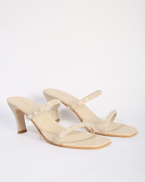 Heeled discount studded sandals