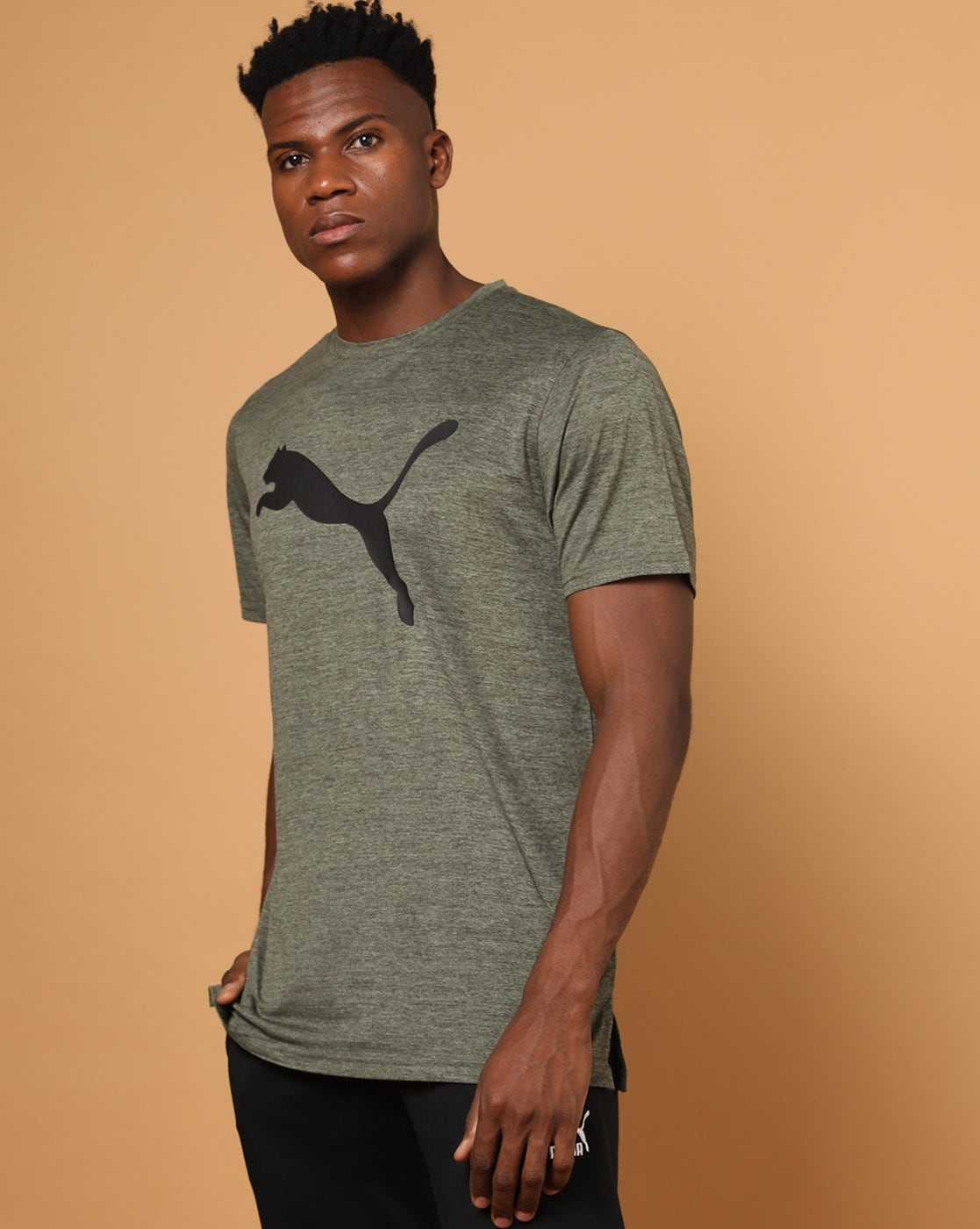 Men for Buy Puma by Tshirts Green Online