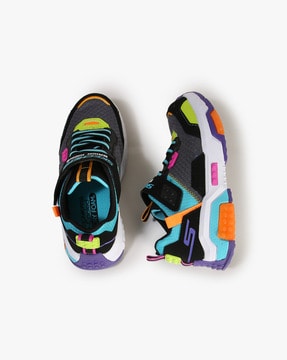 Skechers multi color slip hot sale on