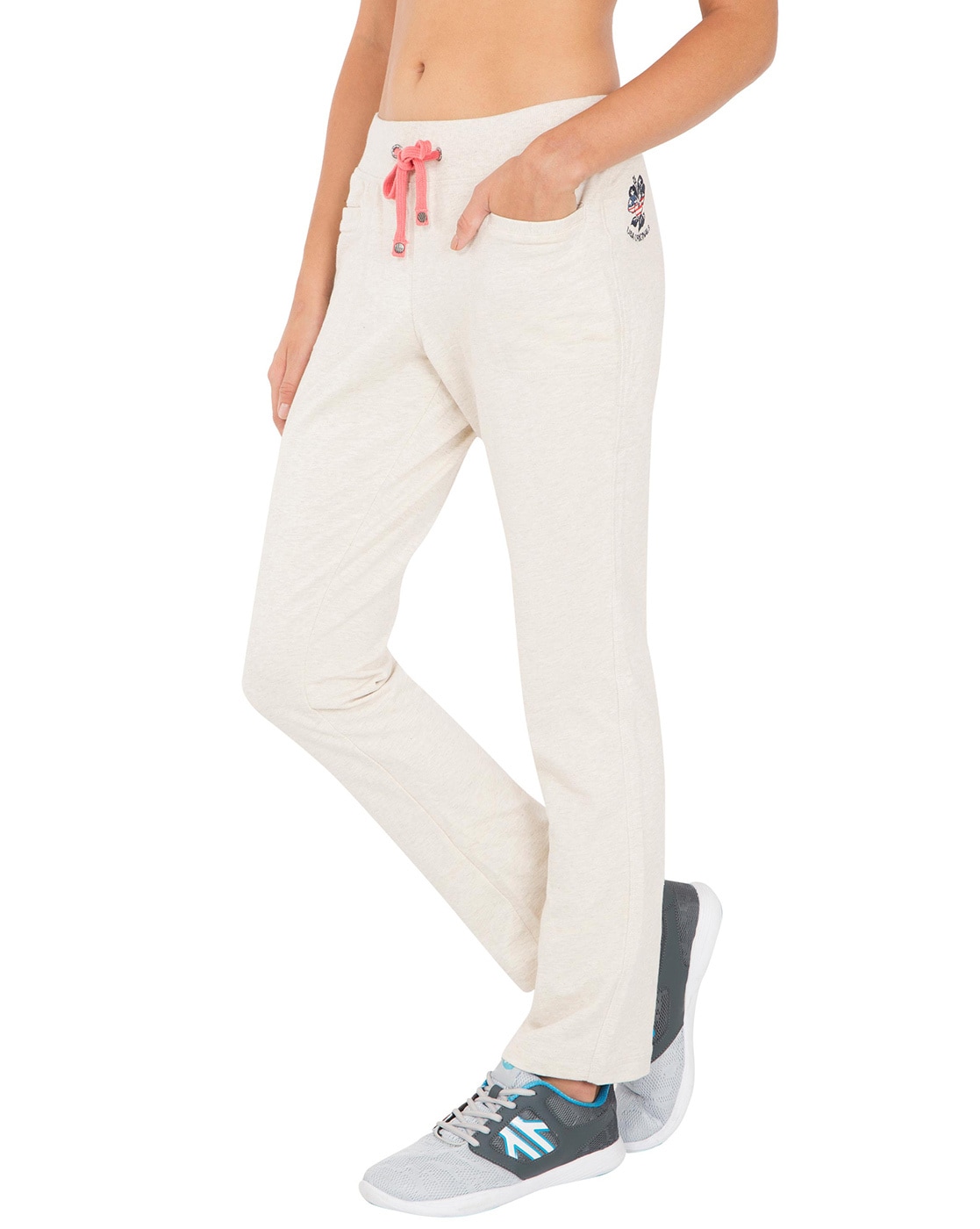 Buy Jockey Women Blue Solid Slim Fit Joggers - Track Pants for Women  9314513 | Myntra