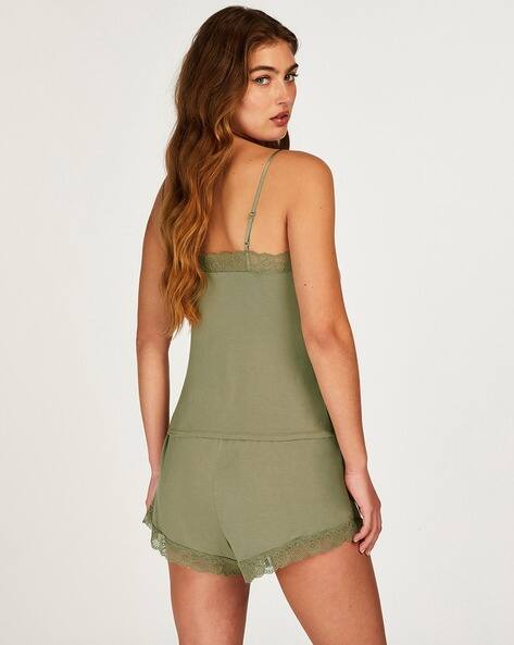 Undiz Velvet Pyjama Shorts Cami Top Shorts Sets