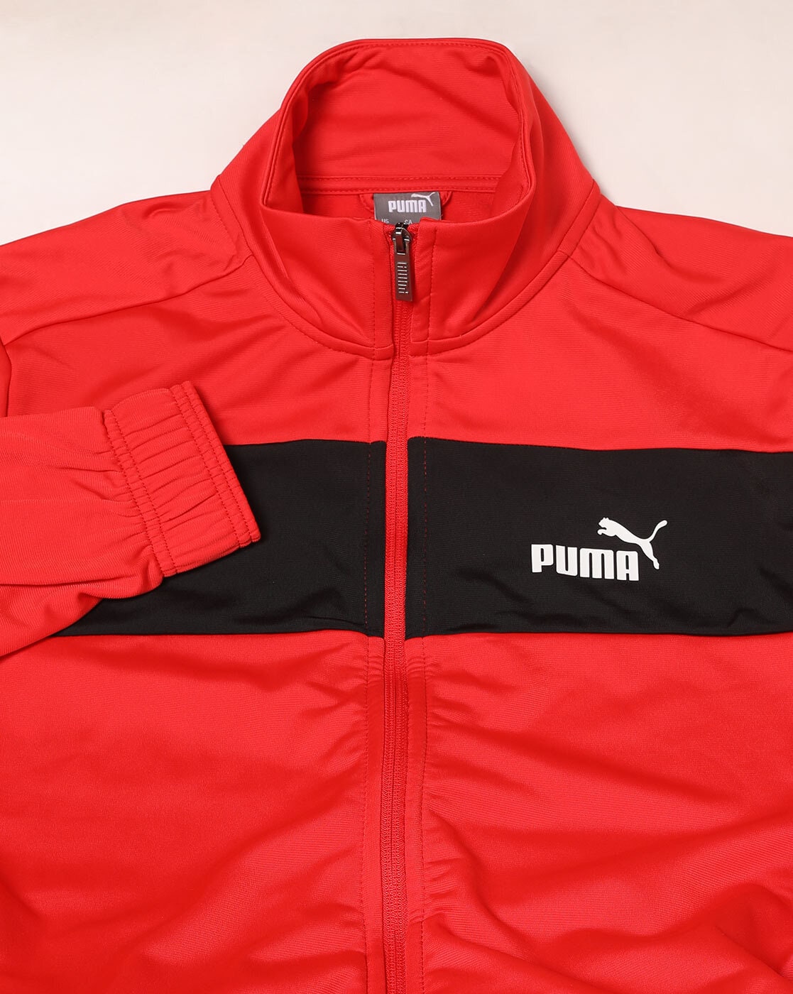 Puma red and black on sale tracksuit