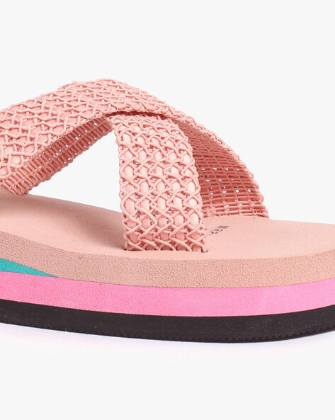 Pink reef flip discount flops