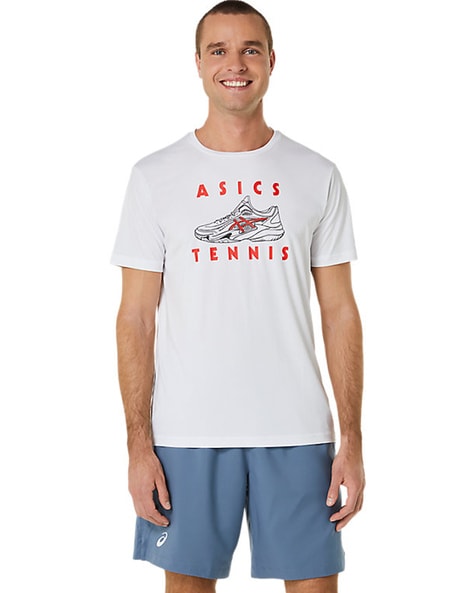 Asics graphic outlet tee