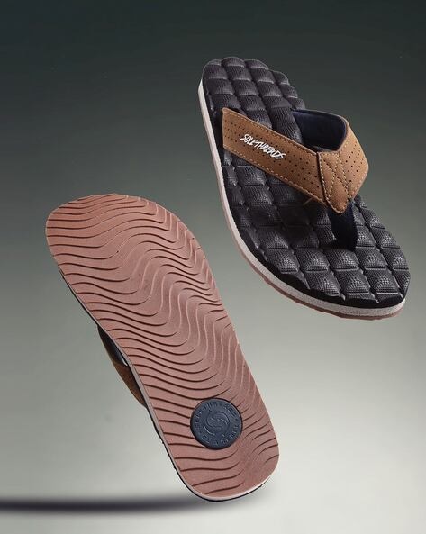 Buy Brown Flip Flop Slippers for Men by SOLETHREADS Online