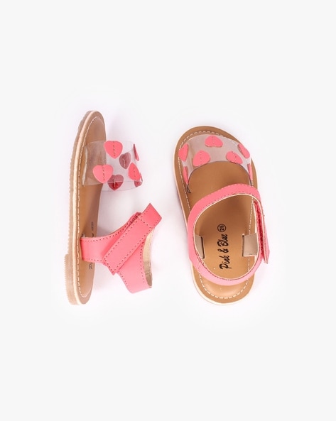 Buy Pink Sandals for Girls by PINK N BLUE Online Ajio