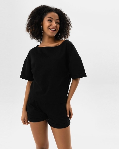 Black Women Thigh Length High Waisted Shorts at Rs 250/piece in Ahmedabad