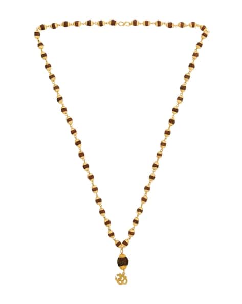 CHARMS Rudrasksh-Beaded Chain with S-Hook Closure
