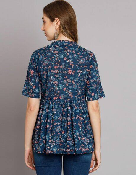 courtyard ruffle hem top madewell