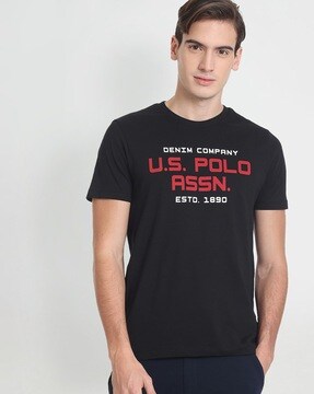 U.S. POLO ASSN. Crew Neck Floral Print Pocket Tee