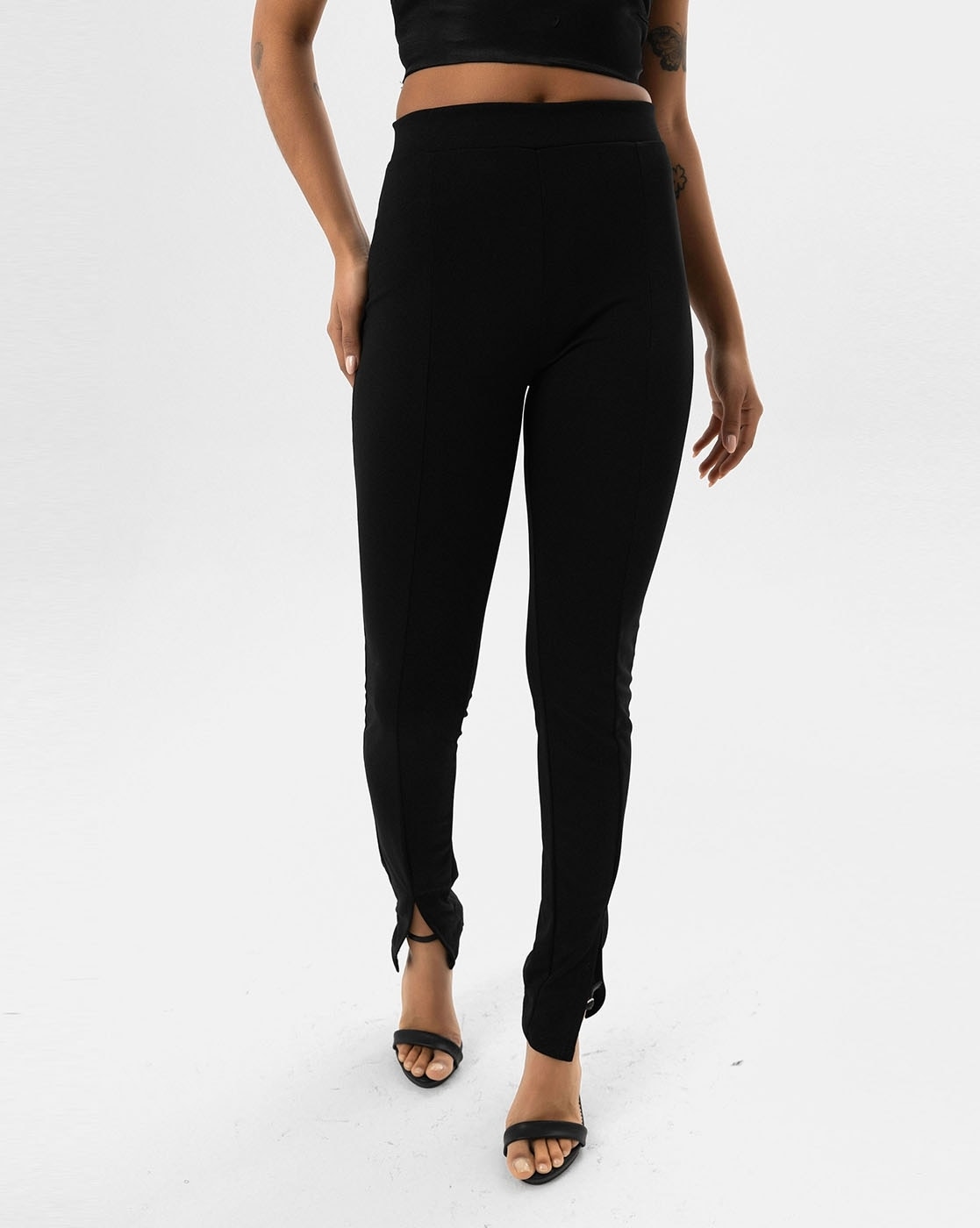 Buy Black Trousers & Pants for Women by SAM Online