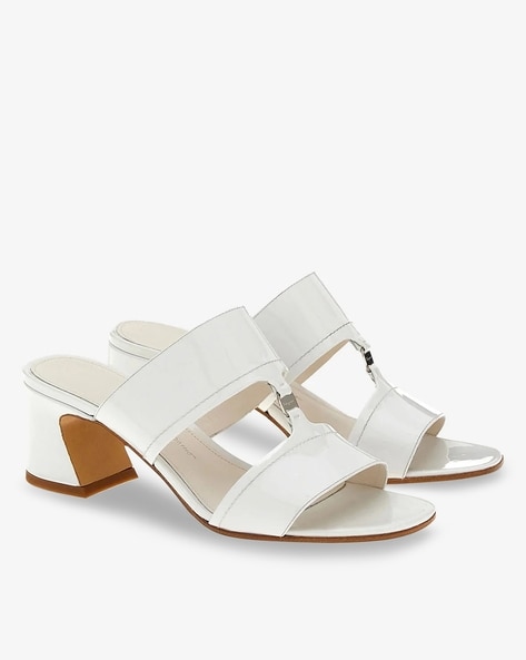 Ferragamo white outlet sandals