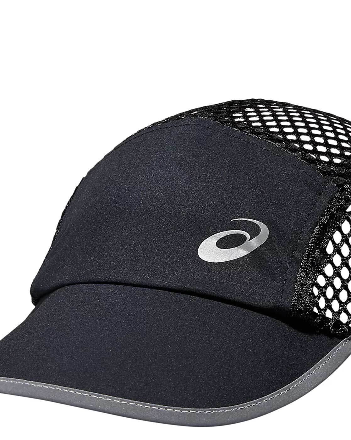 Black 2025 asics hat