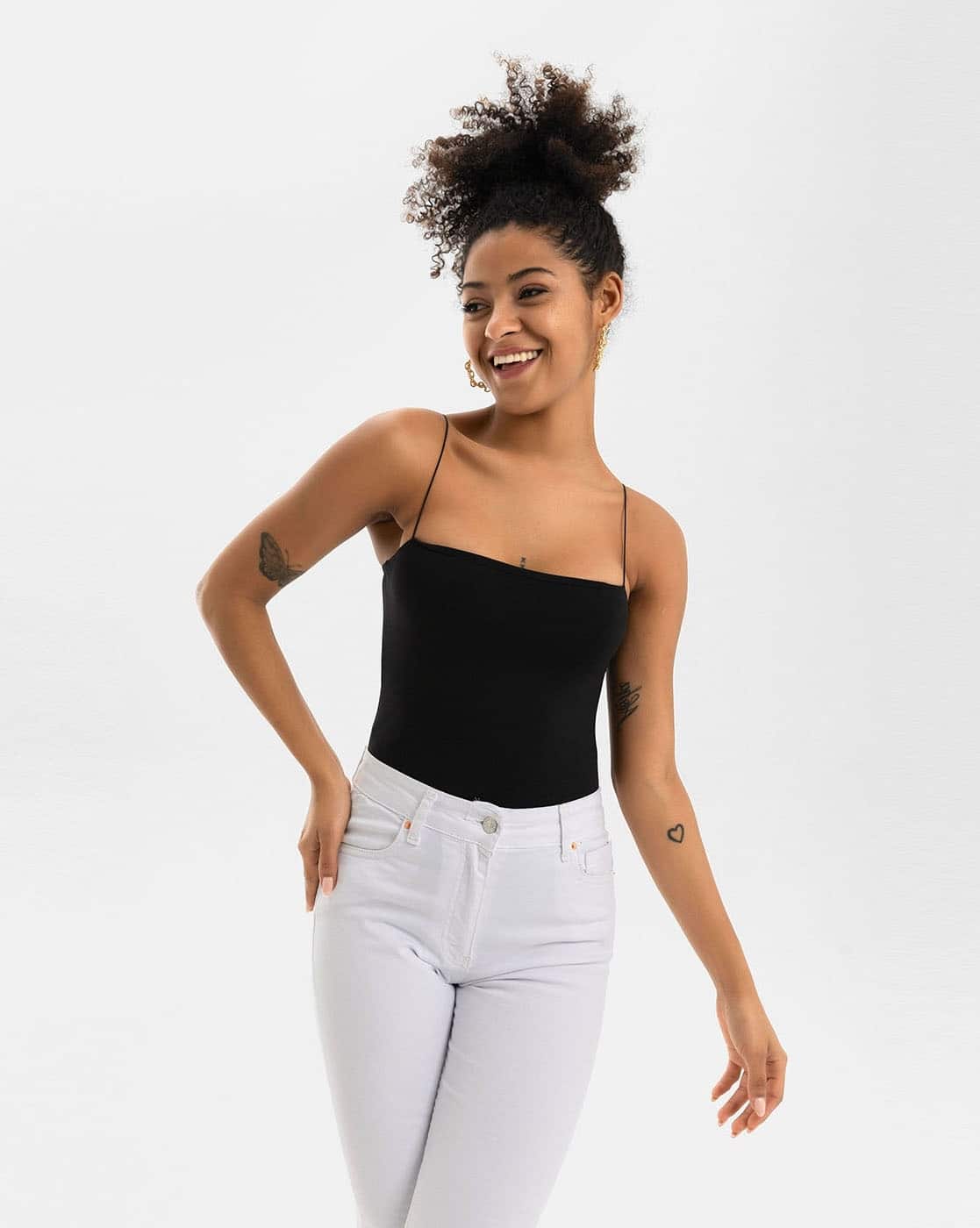 Buy SAM Square-Neck Strappy Tank Top Online | Ajio.com