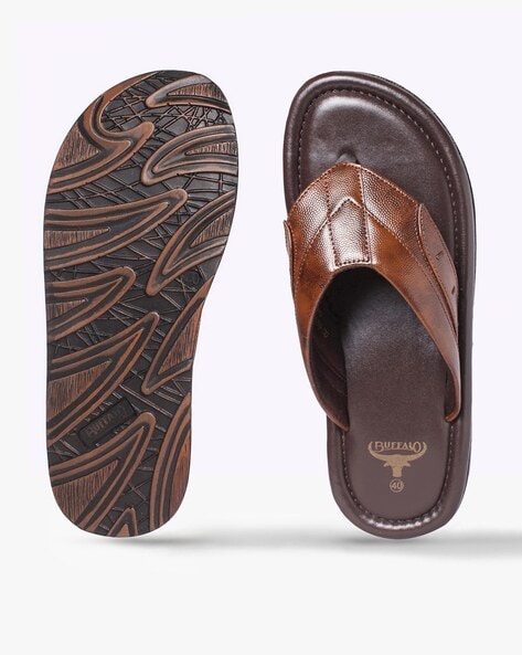 Buffalo leather online sandals