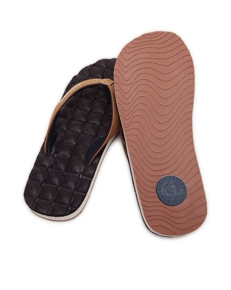 Buy Brown Flip Flop Slippers for Men by SOLETHREADS Online