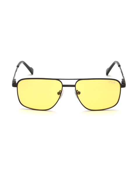 Buy Mens Large Aviator Yellow Lens Sunglasses - Colored Tint Lens at  Amazon.in