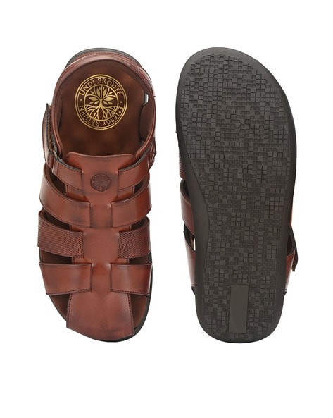 Buy Men Tan Casual Sandals Online | SKU: 18-1587-23-40-Metro Shoes