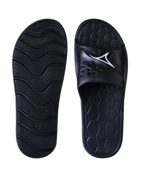 Jordan black flip cheap flops