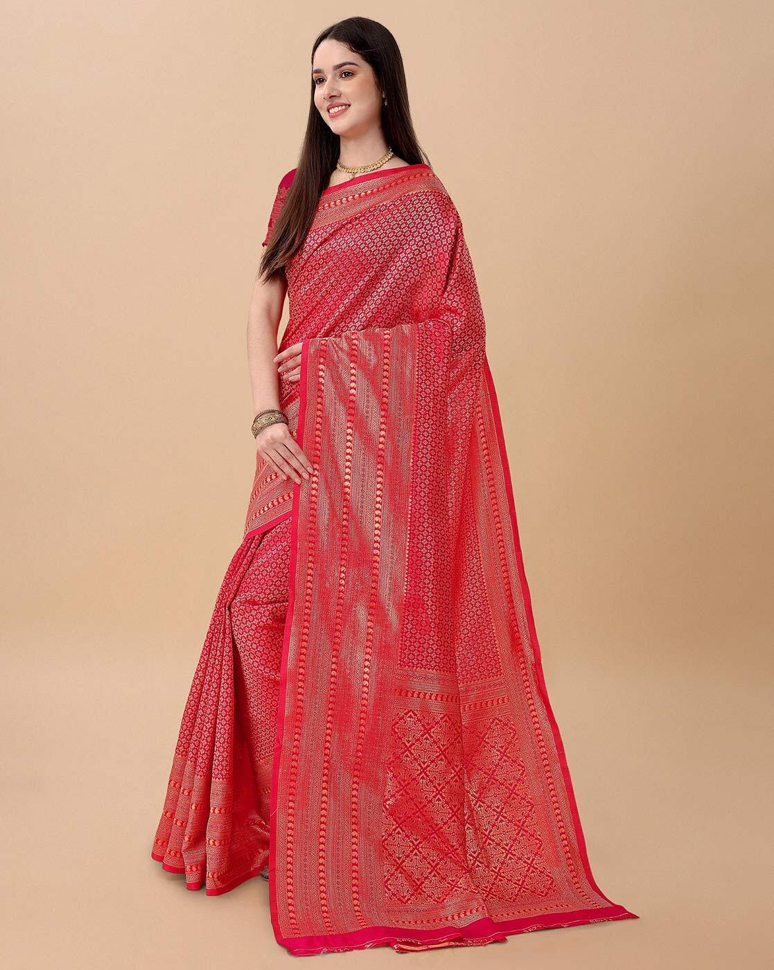 Buy Black Sarees for Women by AARRAH Online | Ajio.com