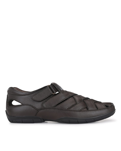 Shop Mens Sandals Leather Sale online | Lazada.com.ph