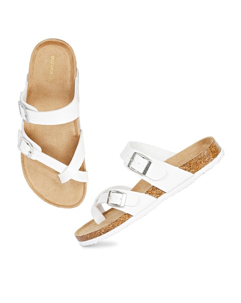 White toe ring discount sandals