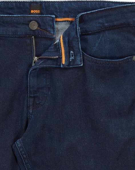 BOSS - Slim-fit jeans in blue supreme-movement denim