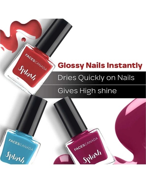 Buy Swiss Beauty Color Splash Nail Polish with Glossy Gel Finish |  Non-Chipping, Quick drying, Long-Lasting Nail paint | Shade- 46, 15ml  Online at Low Prices in India - Amazon.in