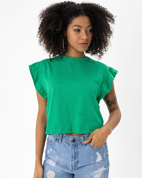 Buy Green Tops for Women by SAM Online