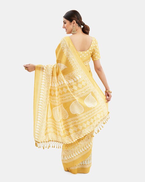 Buy Yellow Sarees for Women by Kalyan Silks Online