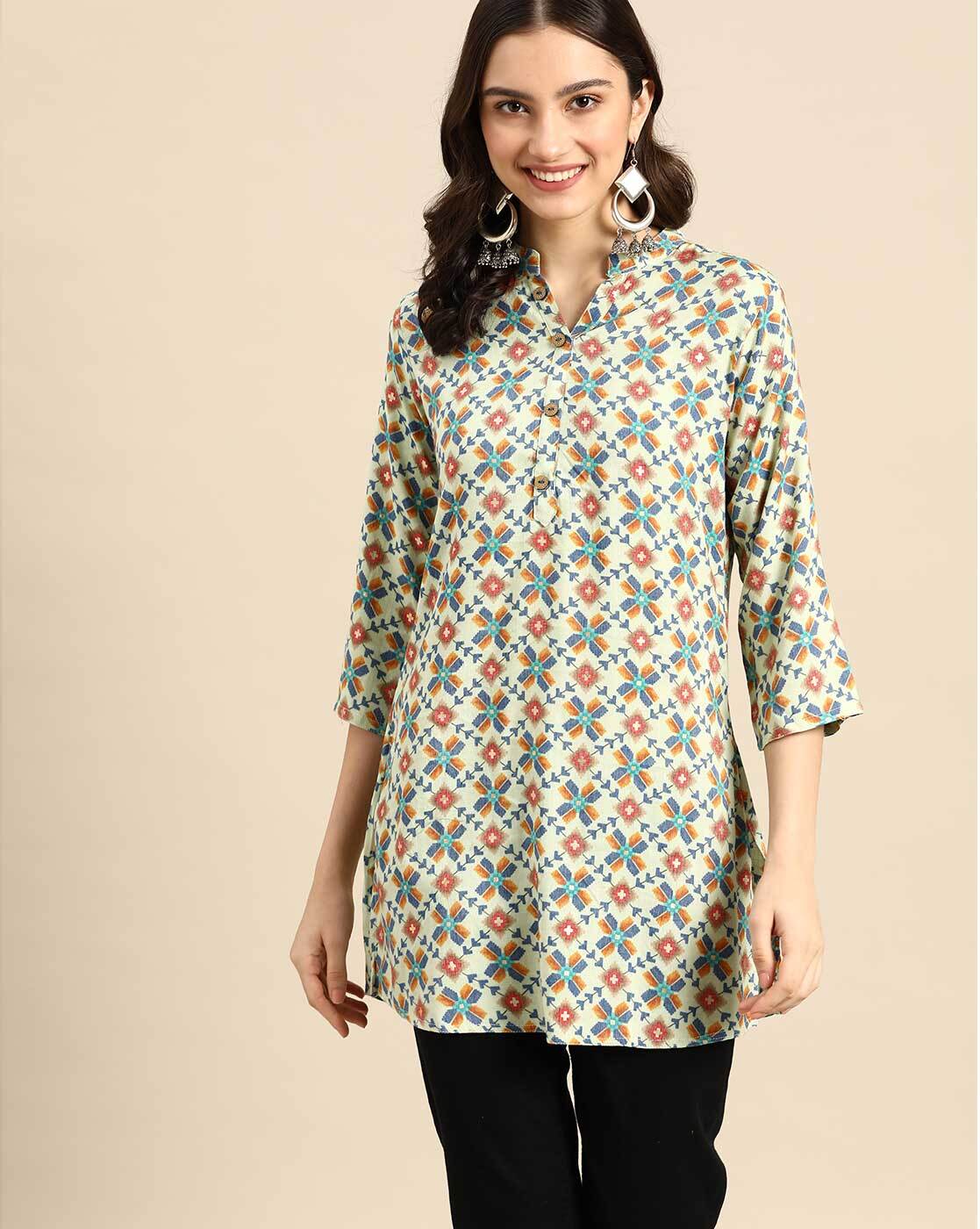 Buy Maroon Kurtis & Tunics for Women by Fashor Online | Ajio.com