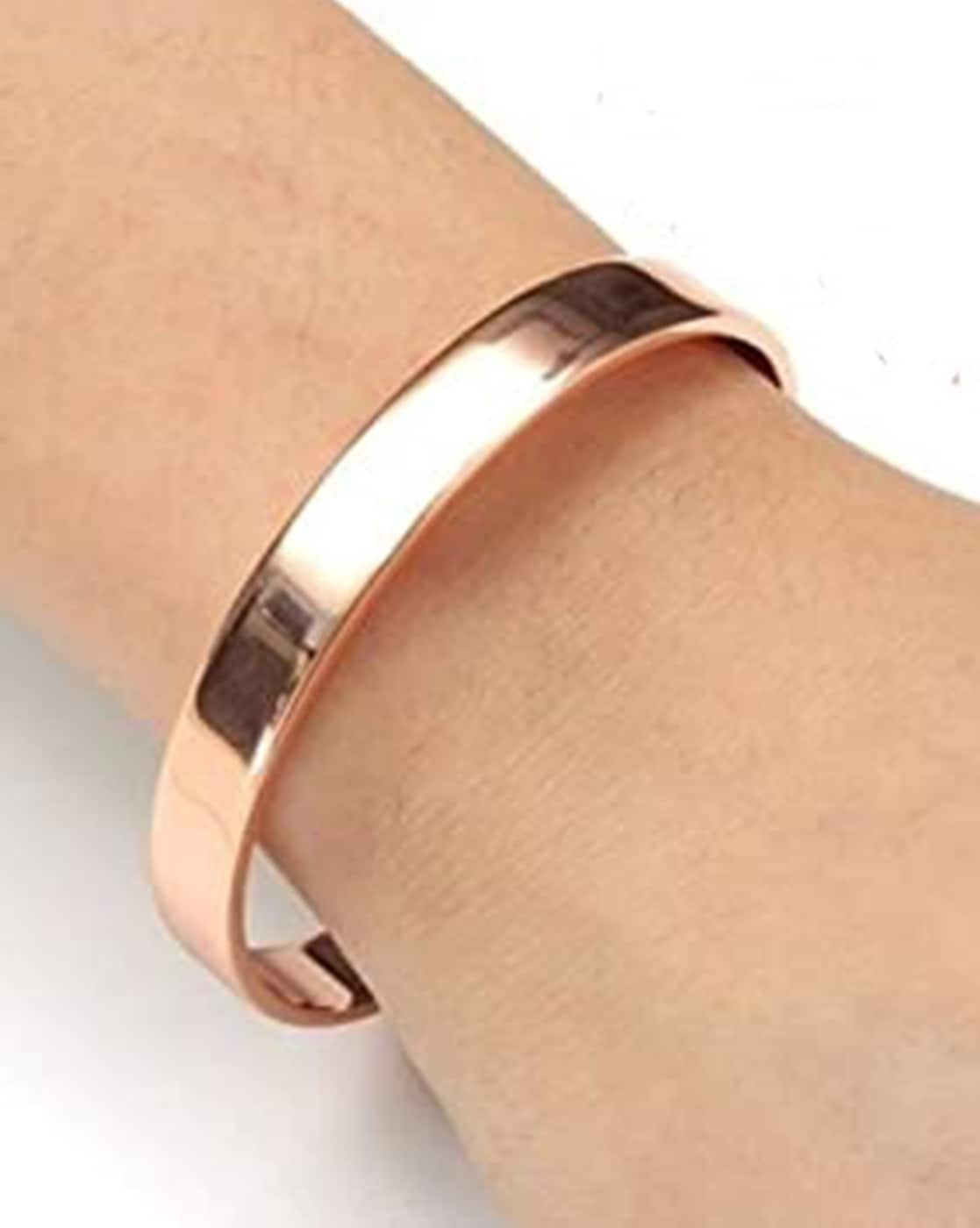 Mens rose hot sale gold bangle