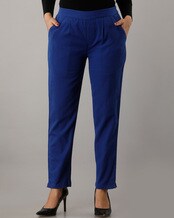 High-Rise Relaxed Fit Bootcut Pants