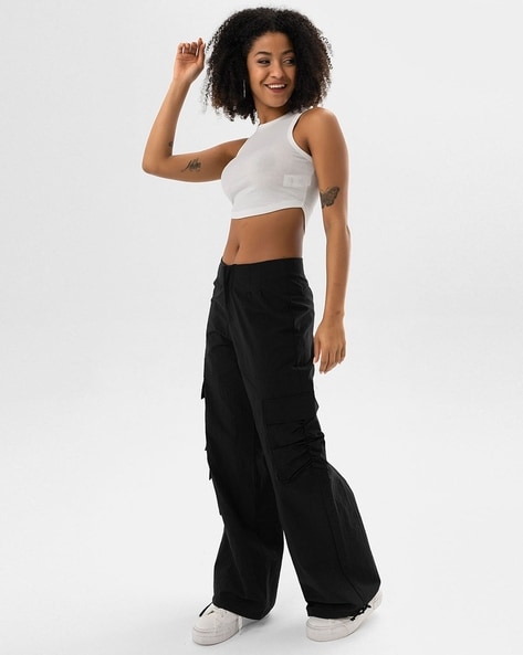 Buy Black Trousers & Pants for Women by SAM Online