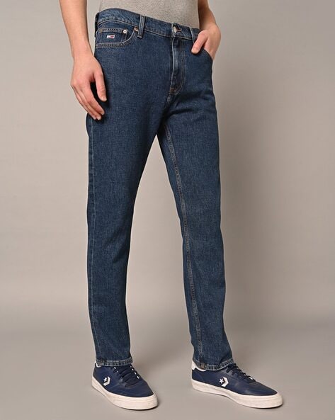 Tommy Hilfiger Mid-Rise Straight Fit Jeans