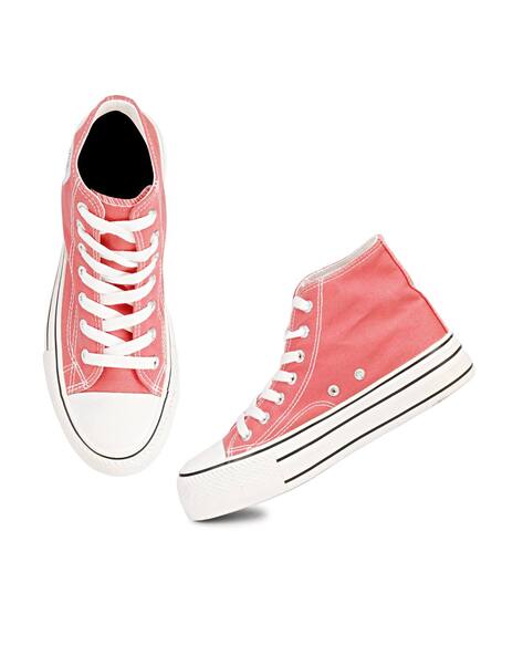 Converse rouge online délavé