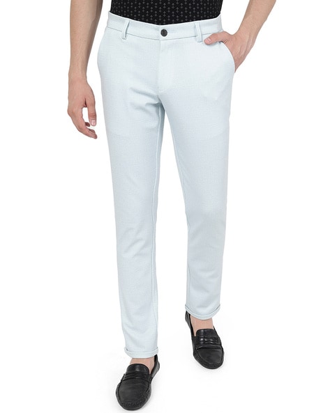 Ribbed Jersey Pants - Light blue - Ladies | H&M US