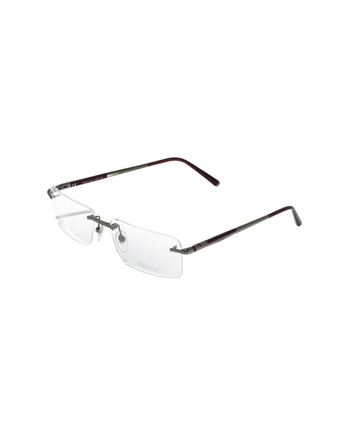 Buy Chopard VCH88658509FR Geometric Rimless Frame Silver Color