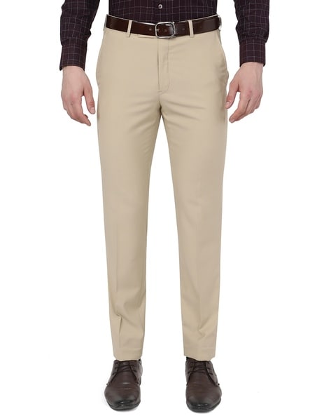 Buy Khaki Trousers & Pants for Men by AJIO Online