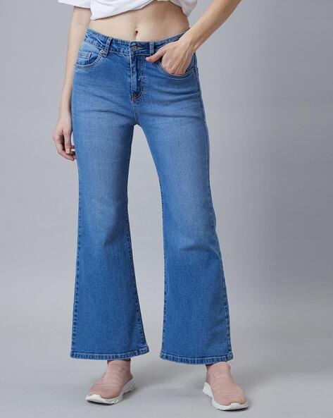 Buy Mid Blue Jeans & Jeggings for Women by TARAMA Online