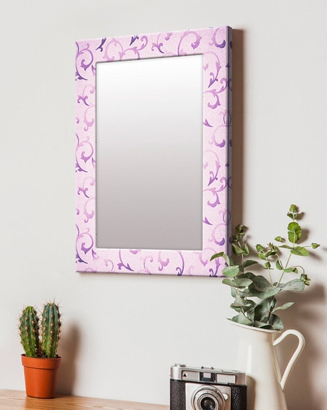 Purple deals wall mirror