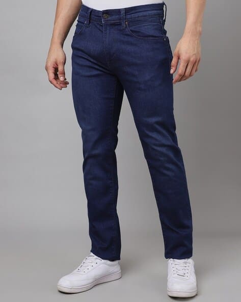 Pepe Jeans Men Vapour Mid-Rise Slim Fit Jeans