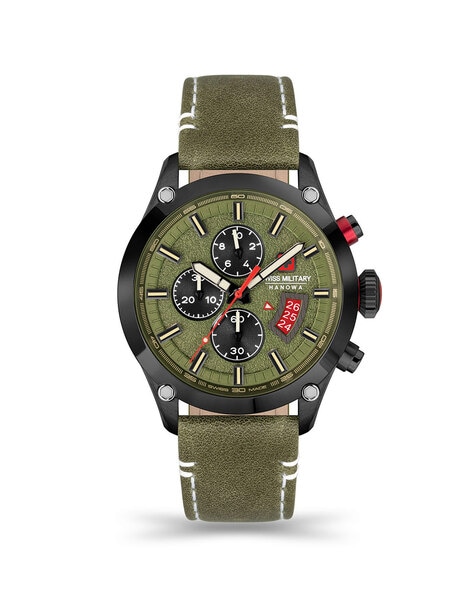 Swiss military best sale hanowa green