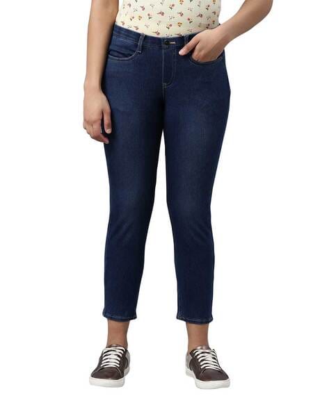 Buy GO COLORS Store Women Blue Jeans Online at Best Prices in India -  JioMart.